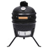 Schwarzer Kamado 2-in-1 Grill/Smoker Keramik Duc 56cm