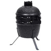 Schwarzer Kamado 2-in-1 Grill/Smoker Keramik Duc 56cm