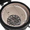 Schwarzer Kamado 2-in-1 Grill/Smoker Keramik Duc 56cm