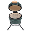 Grüner Kamado 2-in-1 Grill/Smoker Keramik Duc 56cm