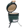 Grüner Kamado 2-in-1 Grill/Smoker Keramik Duc 56cm