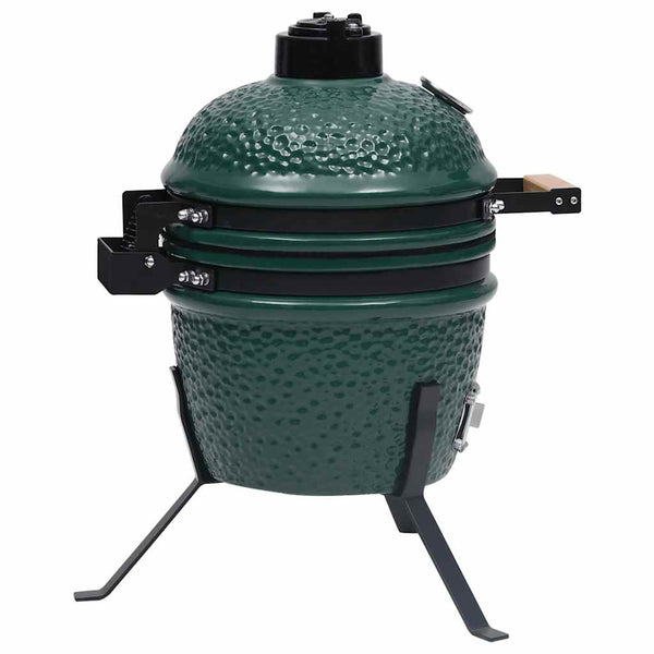 Grüner Kamado 2-in-1 Grill/Smoker Keramik Duc 56cm