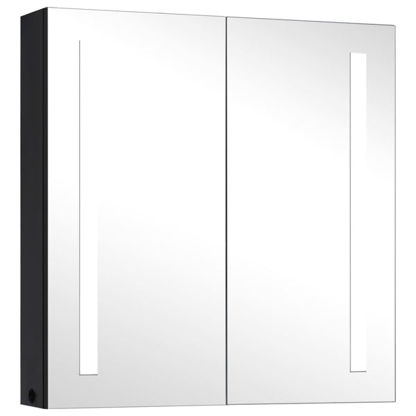 LED-Badezimmerspiegelschrank Ruge 62x14x60cm