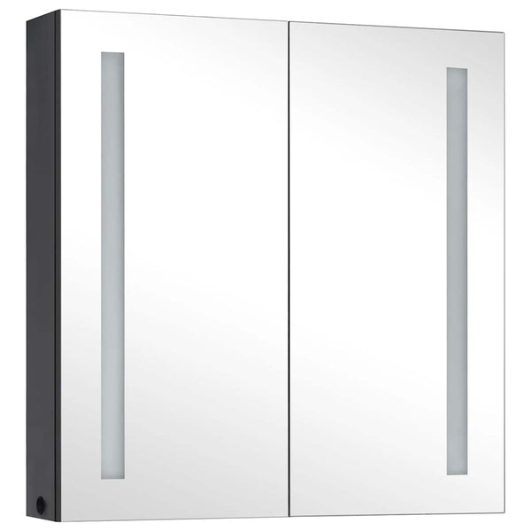 LED-Badezimmerspiegelschrank Ruge 62x14x60cm