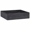 Schwarzes Waschbecken Albumita 40x40x10cm (Marmor)