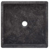 Schwarzes Waschbecken Albumita 40x40x10cm (Marmor)