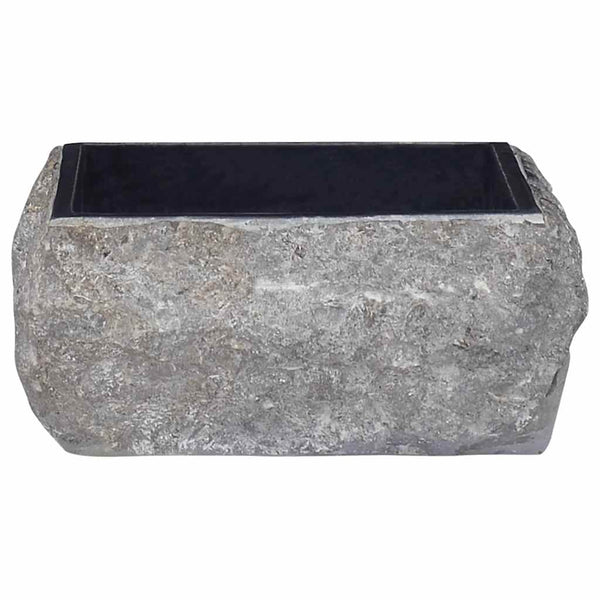Schwarzes Waschbecken Alfons 30x30x13cm (Marmor)