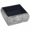 Schwarzes Waschbecken Alfons 30x30x13cm (Marmor)