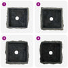 Schwarzes Waschbecken Alfons 30x30x13cm (Marmor)