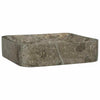 Graues Waschbecken Borigyuri 40x40x10cm (Marmor)