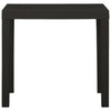Anthrazitfarbener Gartentisch Bernardo 79x65x72cm (Kunststoff)
