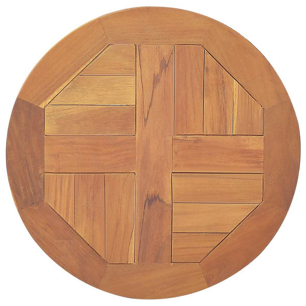 Tischplatte Leba 2,5cm 40cm (Teak rund)