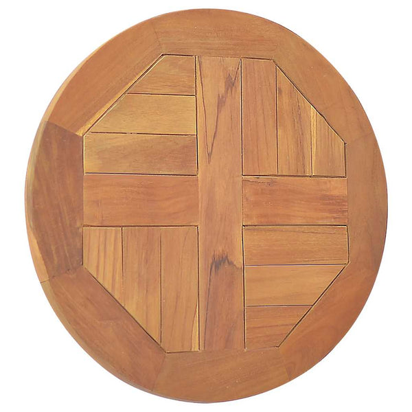 Tischplatte Leba 2,5cm 40cm (Teak rund)
