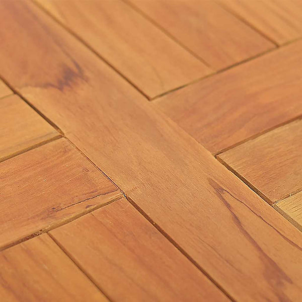 Tischplatte Leba 2,5cm 40cm (Teak rund)