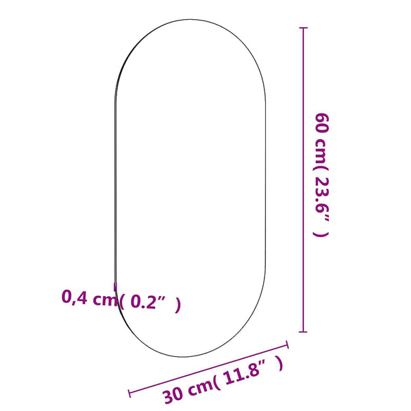 Peili Allyende 60x30cm (lasi)