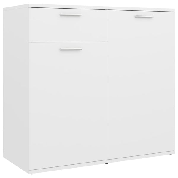 Weißes Sideboard Bayko 80x36x75cm (Holz)