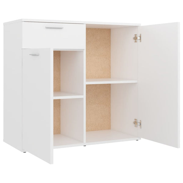 Weißes Sideboard Bayko 80x36x75cm (Holz)