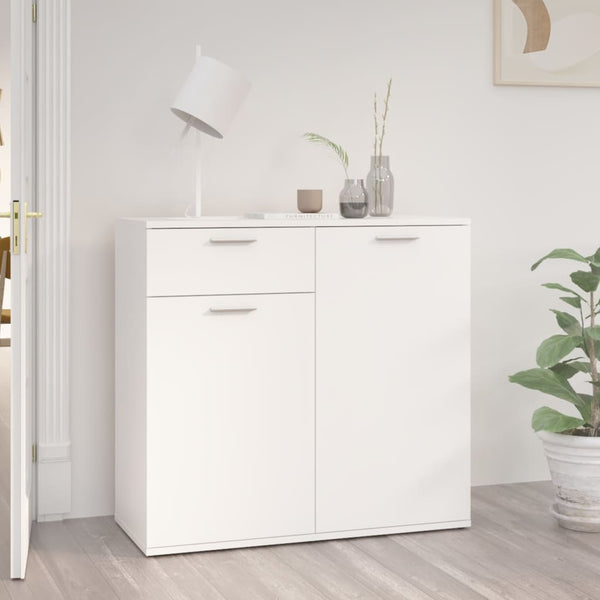Weißes Sideboard Bayko 80x36x75cm (Holz)