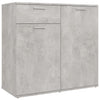 Betongraues Sideboard Bayko 80x36x75cm (Holz)
