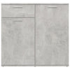 Betongraues Sideboard Bayko 80x36x75cm (Holz)
