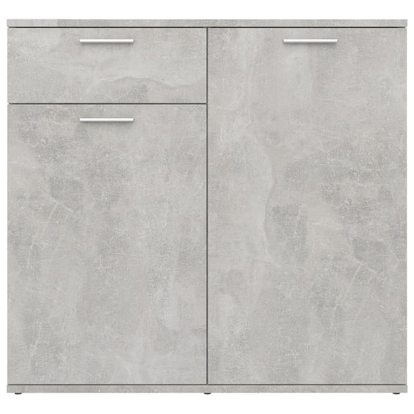 Betongraues Sideboard Bayko 80x36x75cm (Holz)
