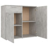 Betongraues Sideboard Bayko 80x36x75cm (Holz)