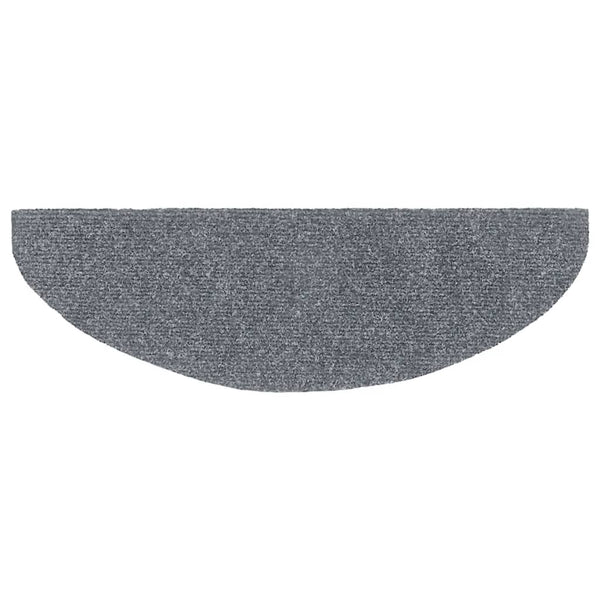 Hellgraue selbstklebende Treppenmatten Corbett 65x21x4cm (10 Stück)