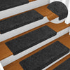 Graue Treppenmatten Tuberon 65x21x4cm (5 Stk. Nadelfilz)