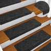 Graue Treppenmatten Tuberon 65x21x4cm (10 Stück Nadelfilz)