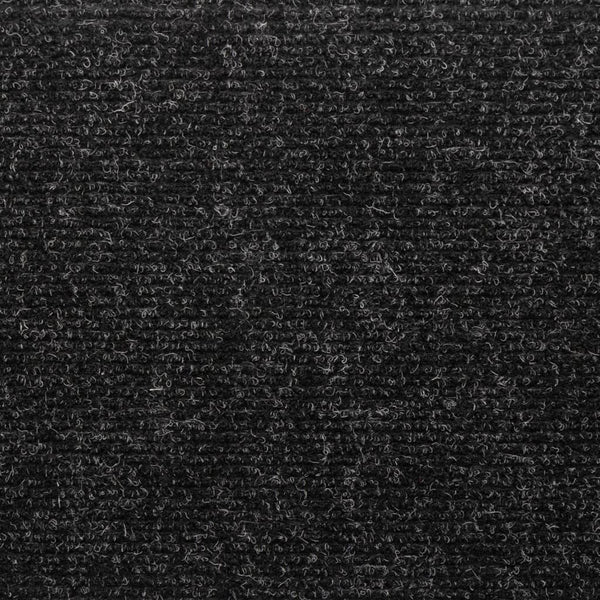 Schwarze Treppenmatten Tuberon 65x21x4cm (10 Stück Nadelfilz)