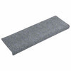 Hellgraue Treppenmatten Tuberon 65x21x4cm (5 Stück Nadelfilz)