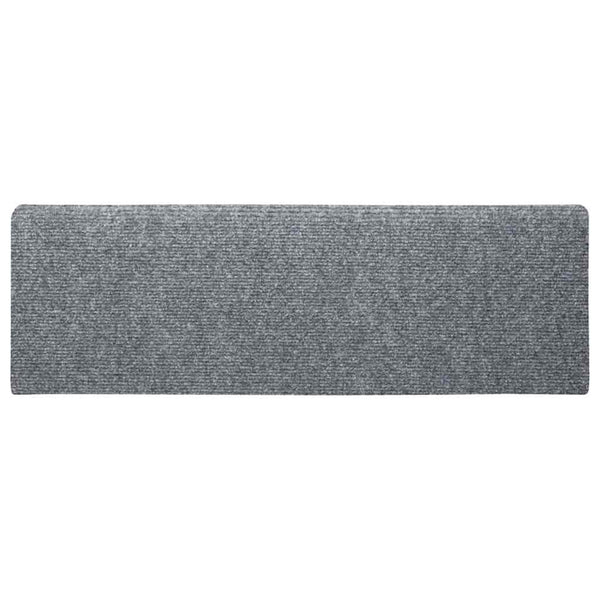 Hellgraue Treppenmatten Tuberon 65x21x4cm (5 Stück Nadelfilz)
