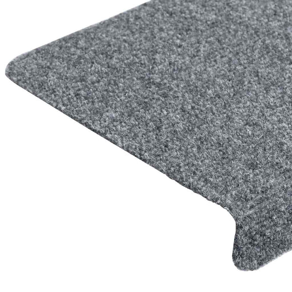 Hellgraue Treppenmatten Tuberon 65x21x4cm (5 Stück Nadelfilz)