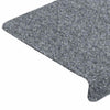 Hellgraue Stufenmatte Tuberon 65x21x4cm (10 Stück Nadelfilz)