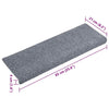 Hellgraue Stufenmatte Tuberon 65x21x4cm (10 Stück Nadelfilz)