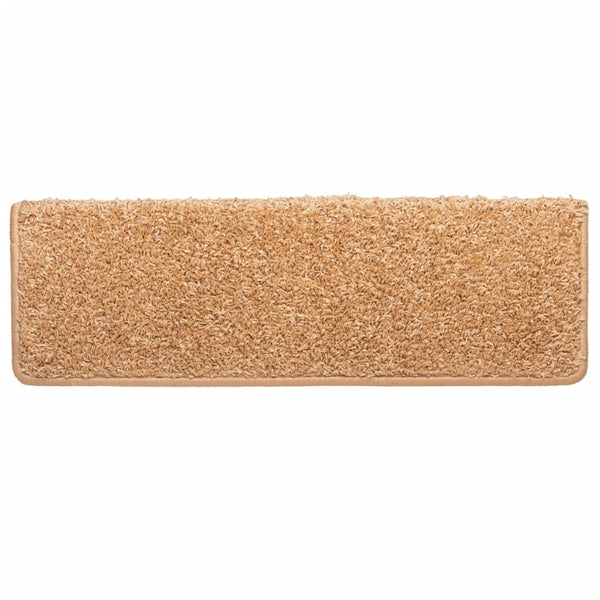 Beige Treppenmatten Vitold 65x21x4cm (10 Stk.)