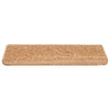 Beige Treppenmatten Vitold 65x21x4cm (10 Stk.)