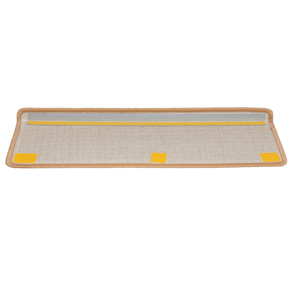 Beige Treppenmatten Vitold 65x21x4cm (10 Stk.)
