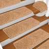 Beige Treppenmatten Vitold 65x21x4cm (10 Stk.)