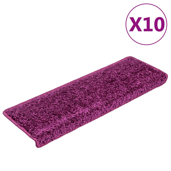 Treppenmatten Vitold 65x21x4cm violett (10 Stk.)