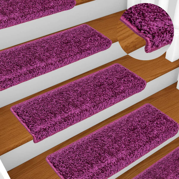 Treppenmatten Vitold 65x21x4cm violett (10 Stk.)
