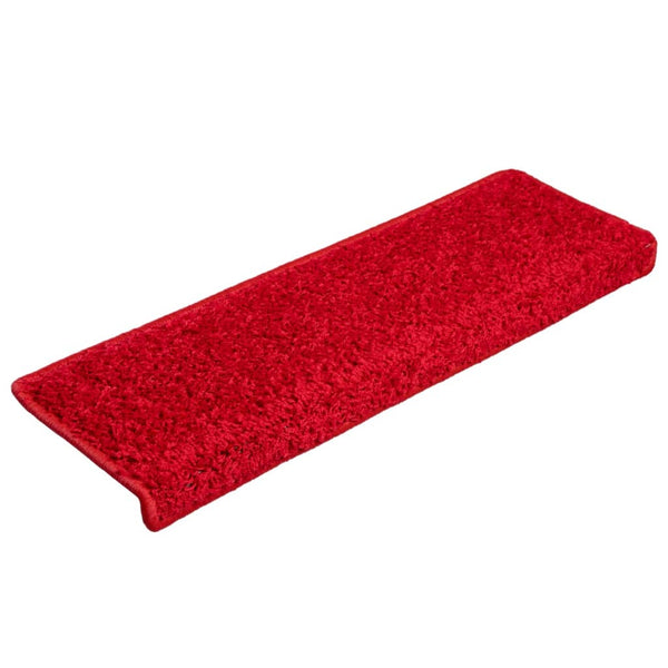 Roter Treppenteppich Vitold 65x21x4cm (10 Stk.)