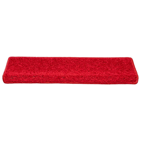 Roter Treppenteppich Vitold 65x21x4cm (10 Stk.)