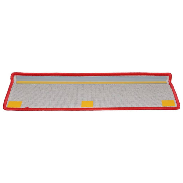 Roter Treppenteppich Vitold 65x21x4cm (10 Stk.)