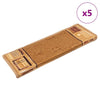 Beige itsekiinnittyvät porrasmatot Tudosiu 65x21x4cm (5 kpl)