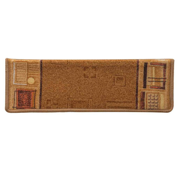 Beige itsekiinnittyvät porrasmatot Tudosiu 65x21x4cm (5 kpl)
