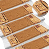 Beige itsekiinnittyvät porrasmatot Tudosiu 65x21x4cm (5 kpl)