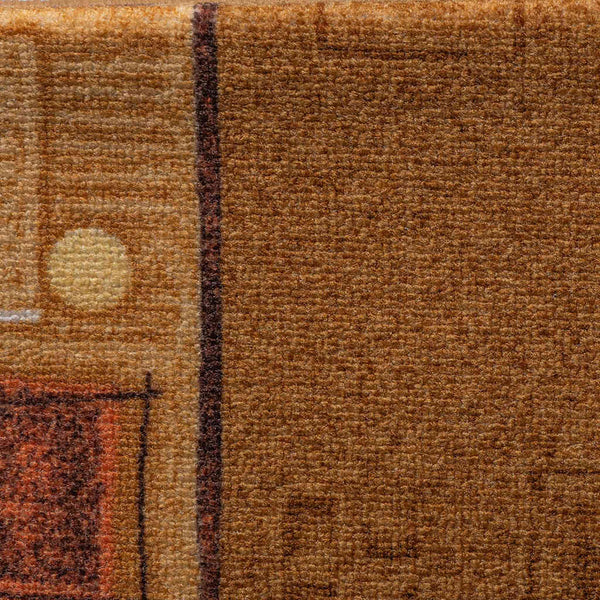 Beige itsekiinnittyvät porrasmatot Tudosiu 65x21x4cm (5 kpl)