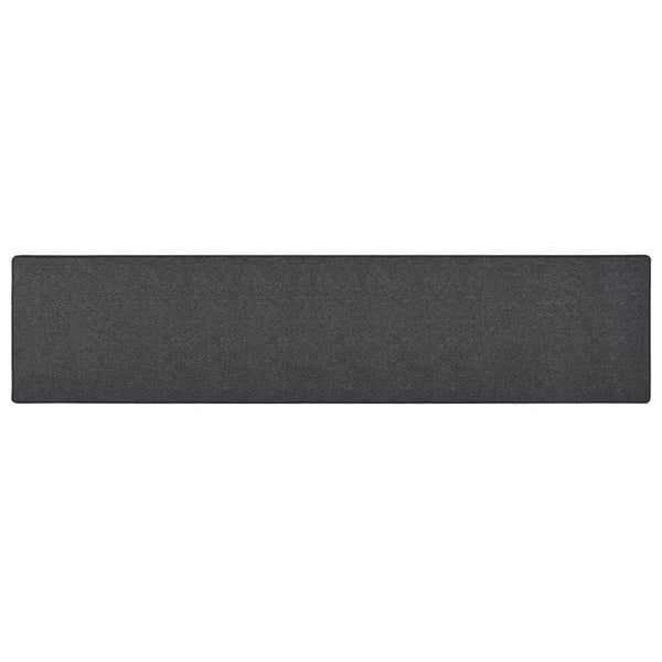 Anthrazitfarbener Läufer Cotti 50x250cm