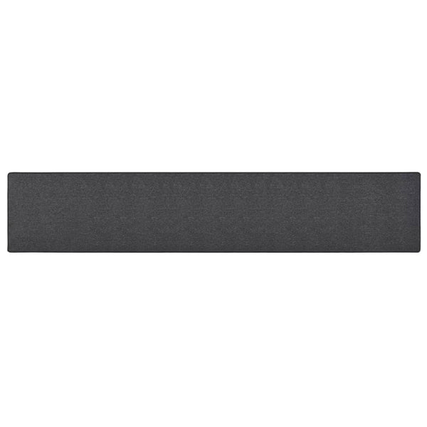 Anthrazitfarbener Läufer Cotti 50x300cm